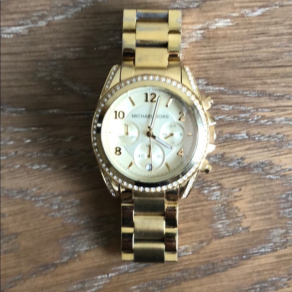 Gold Michael Kors watch
